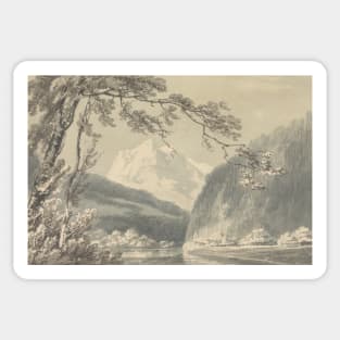 Near Grindelwald by J.M.W. Turner Sticker